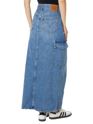 81wGovXQSDL.jpg Women's Ankle Column Cargo Skirt