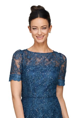 Women's Abbie Column Ankle Gown