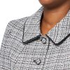 Women's One Button Blazer & Skirt, 2pc Set