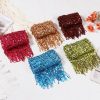 Elerevyo Women Sequin Shawls and Wraps for Evening Dresses, Fringed Sparkly Dressy Scarf for Wedding Party