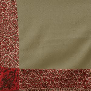 Men's Woven Border Woollen Lohi Meditation Shawl Wrap